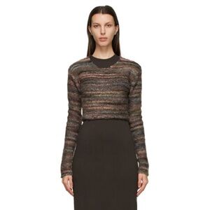 Our Legacy Women’s S Multicolor Chunky Knit Cropped Sweater